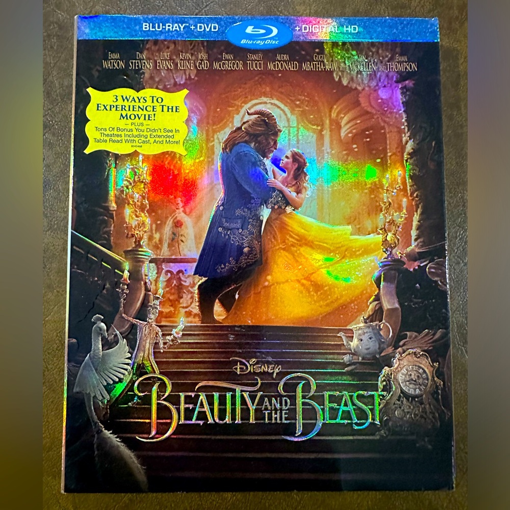 Disney’s Beauty & the Beast DVD, BluRay & Digital code.